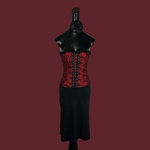French Kiss black vintage skirt